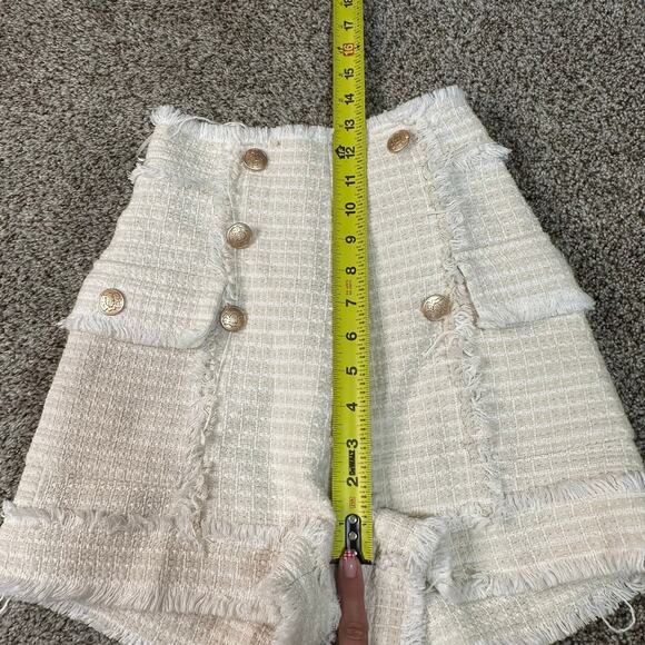 J.ING Women's Frey Tweed High Waisted Shorts Size XS - Picture 8 of 12